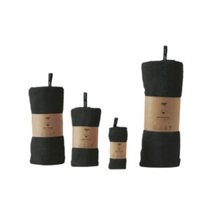 Ręcznik PURE czysta bawełna czarny Hop Design