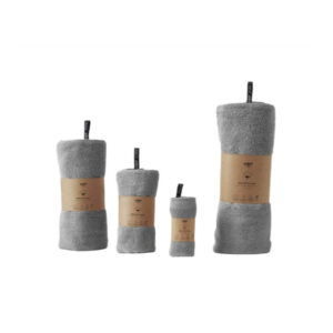 Ręcznik PURE czysta bawełna jasny szary Hop Design