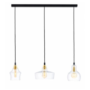 LAMPA WISZĄCA LONGIS LISTWA 3 GOLD KASPA