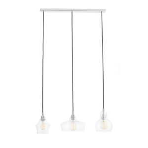 LAMPA WISZĄCA LONGIS LISTWA 3 CHROM KASPA