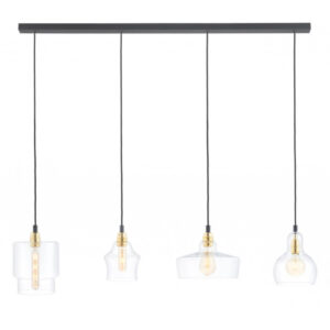 LAMPA WISZĄCA LONGIS LISTWA 4 gold KASPA