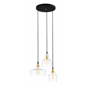LAMPA WISZĄCA LONGIS 3 GOLD KASPA