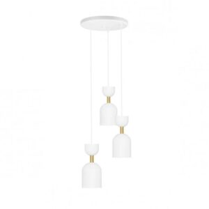 lampa wisząca / plafon SUPURU 3P z mosiądzem Ummo