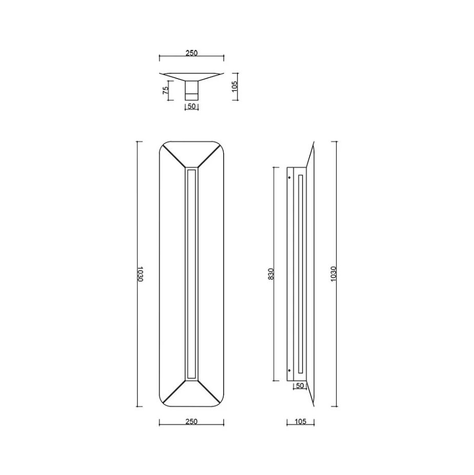 Lampa Ścienna / Kinkiet YOTTSU W B Ummo - obrazek 4