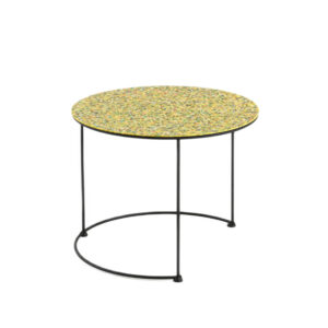 Stolik kawowy Plastryko żółty Migaloo Home