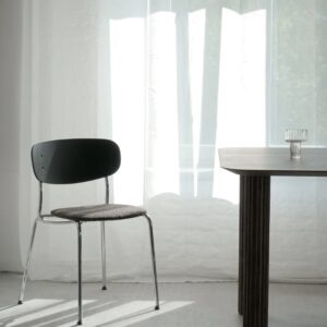 Krzesło Splot Soft Tamo / chrom / czarny dąb