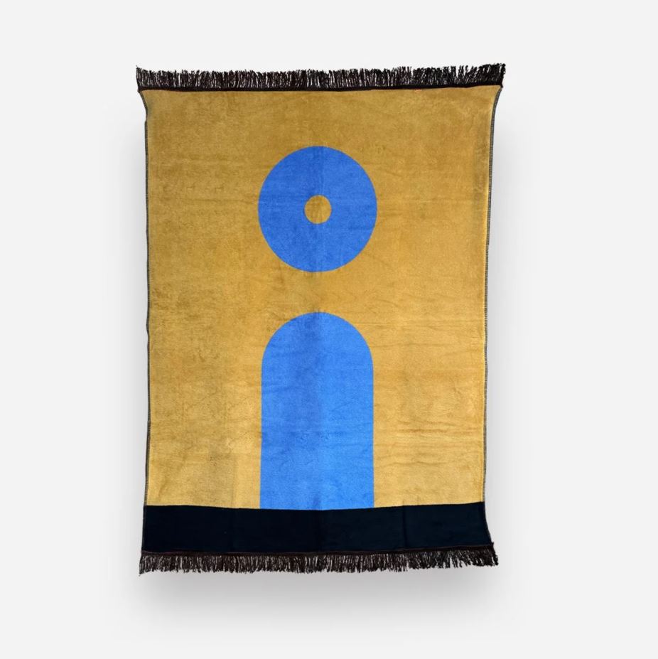 Koc 150 x 200 EXCLAMATION PINK BLUE HOGAI - obrazek 2