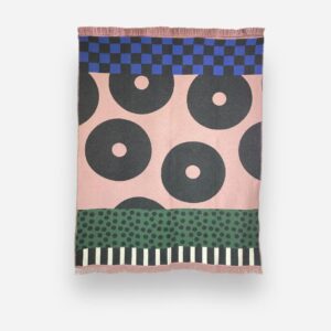 Narzuta 165×205/210cm CAREGIVER BLACK DONUT HOGAI