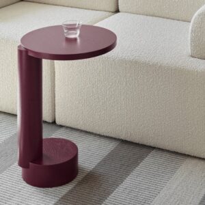 Stolik boczny Bold / burgund Tamo