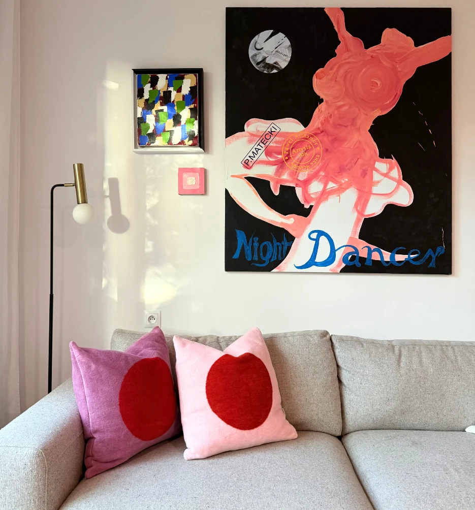 Poduszka POINT LAVENDE HOGAI - obrazek 3